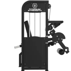 Machine dual leg curl et leg extension multi-réglable à charge guidée Titanium pour les quadriceps et ischio-jambiers - EL-S33