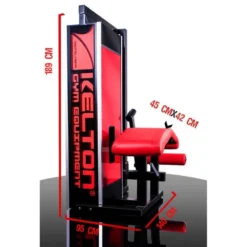 Machine leg curl allongé ergonomique et confortable avec colonne de poids pour les salles de musculation commerciales
