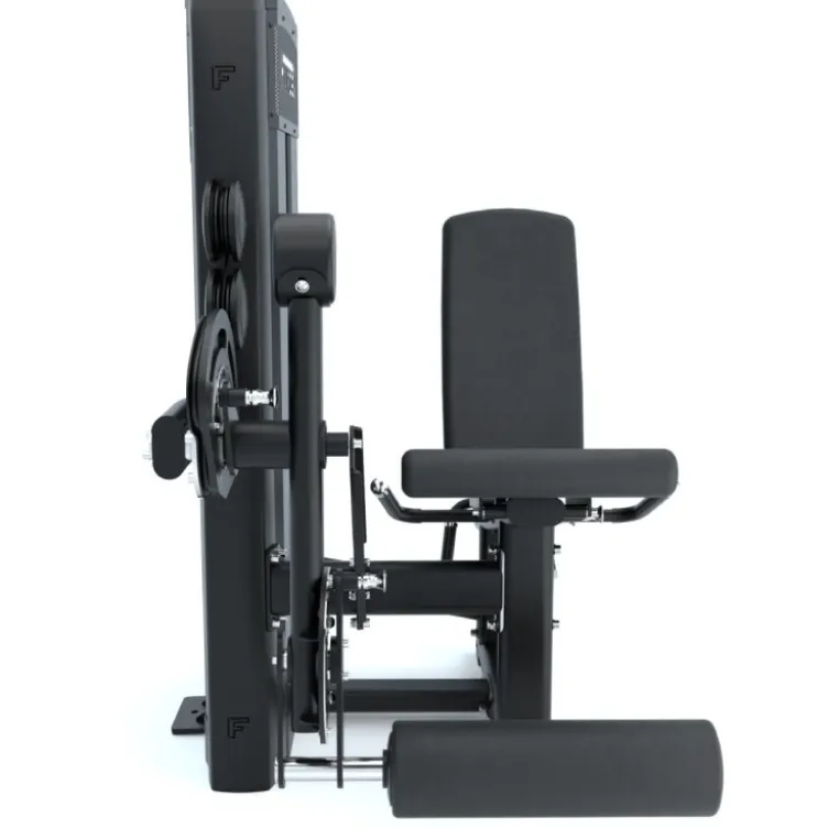 Machine leg curl leg extension à charge guidée Force USA Ridge Series F-R-LELC - Siège et coussin pour les jambes réglables