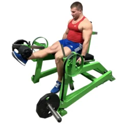 Machine Leg extension professionnelle à charge libre pour entraînement des quadriceps - Disques olympiques