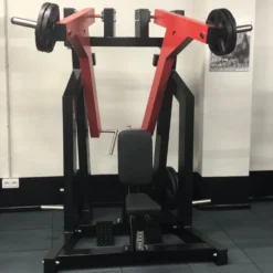 Machine Low Row à charge libre pour exercice de tirage en salle publique - Disques olympiques