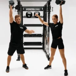 Machine Multi Trainer rack à squat avec pile de poids de 260 kg -Machine X20 Pro Force USA