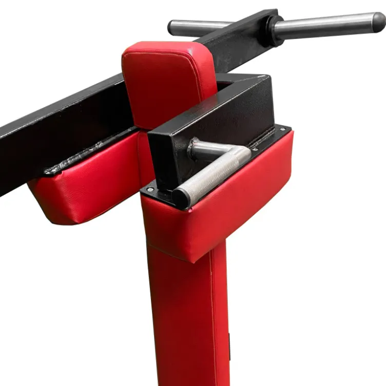 Machine Pendulum squat professionnelle pour cuisses et mollets - Equipement à charge libre pour disques de poids olympiques