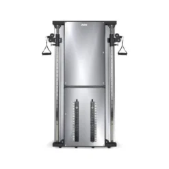 Machine à poulie vis à vis double colonne à charge guidée 2x60 kg couleur Mirror ATX