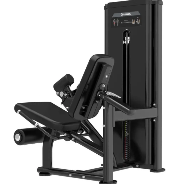 Machine professionnelle Leg Extension à charge guidée 125 kg pour quadriceps BSRX-S18 - Titanium Strength Black Series RX