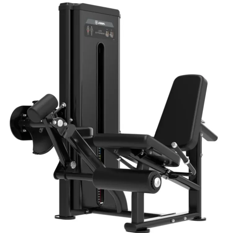Machine professionnelle Leg Extension à charge guidée 125 kg pour quadriceps BSRX-S18 - Titanium Strength Black Series RX