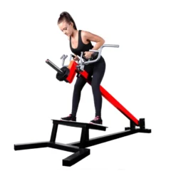 Machine professionnelle pour rowing dorsaux avec 6 poignées moletées antidérapantes - Espace sportif public