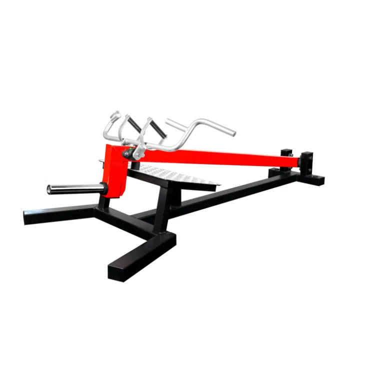Machine professionnelle pour rowing dorsaux avec 6 poignées moletées antidérapantes - Espace sportif public