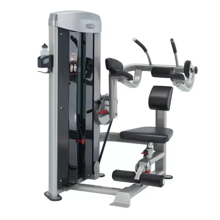 Machine professionnelle pour abdominaux crunch machine à charge guidée - capacité de 120 kg