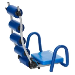 Machine trainer moderne à abdominaux et massage pliable - 55 cm x l 61 cm x h 70 cm