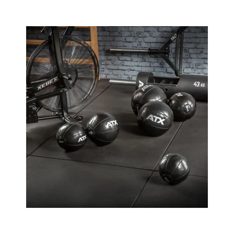 Medecine ball classique ATX en cuir synthétique de 3 à 10 kg pour Hyrox et exercices de cross-training