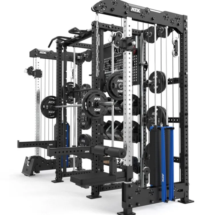 Multi Cable Column Rack ATX avec option smith machine et double poulies de 125 kg