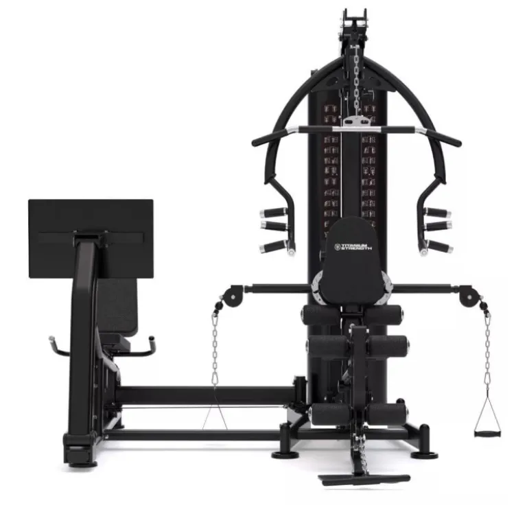 Multigym avec presse à jambes Titanium Strength MG3L - Station multi-postes pour home gym avec les press