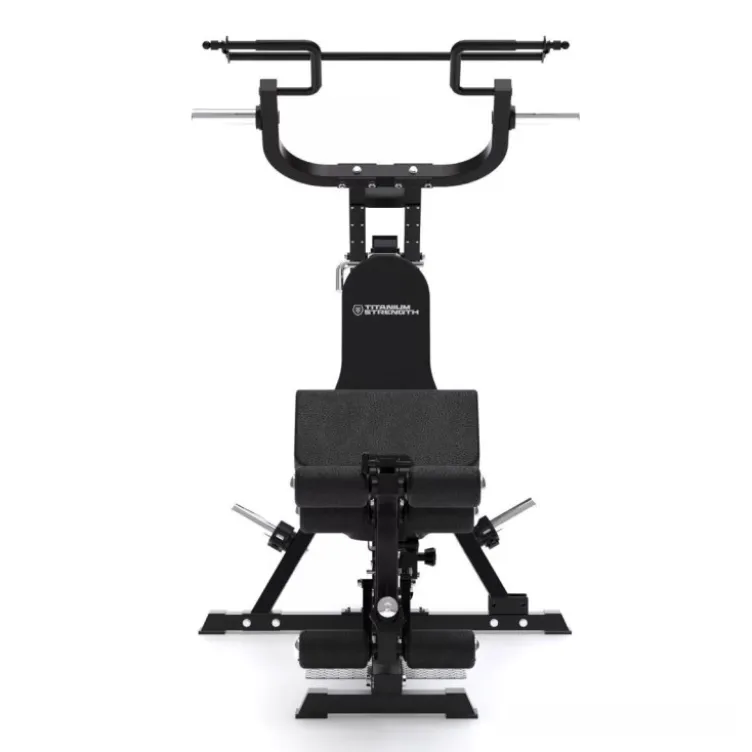 Multigym LG1 Titanium Strength avec accessoires leg curl extension et pupitre à biceps - Multi-station pour homegym