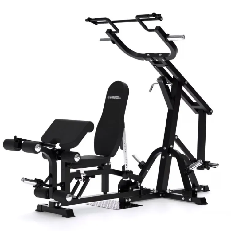 Multigym LG1 Titanium Strength avec accessoires leg curl extension et pupitre à biceps - Multi-station pour homegym