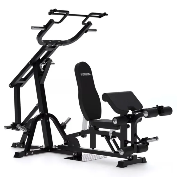 Multigym LG1 Titanium Strength avec accessoires leg curl extension et pupitre à biceps - Multi-station pour homegym