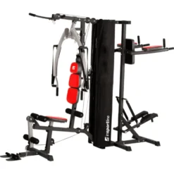 Multi-Gym polyvalente avec poulie à colonne de poids - Stepper - Poste à dips pour espace sportif à domicile
