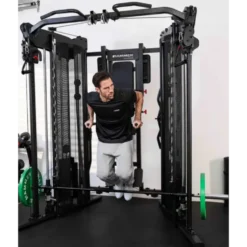 Multi-gym station pour home gym de musculation avec postes d'entraînement multiples et set d'accessoires - AUTARK 10.0