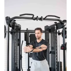 Multi-gym station pour home gym de musculation avec postes d'entraînement multiples et set d'accessoires - AUTARK 10.0