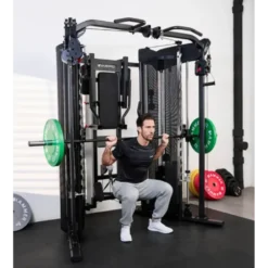 Multi-gym station pour home gym de musculation avec postes d'entraînement multiples et set d'accessoires - AUTARK 10.0