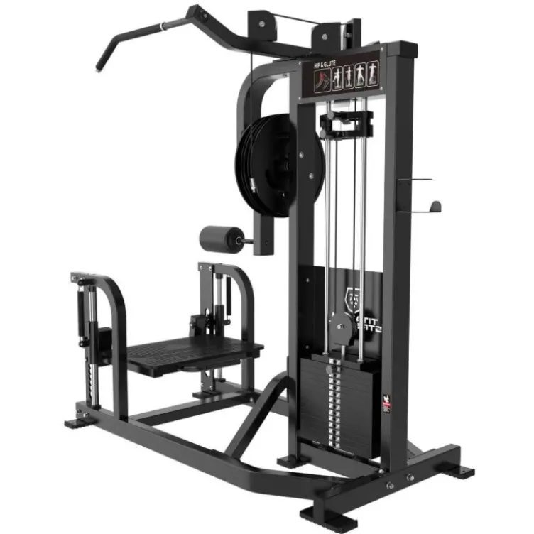 Multihanche Machine Elite Series RX 140 kg de charge guidée pour les fessiers et adducteurs - ELRX-S8