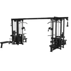 Multi-jungle machine à 8 colonnes de poids - Station multi-postes de musculation Titanium Strength Élite Séries EL-CS08