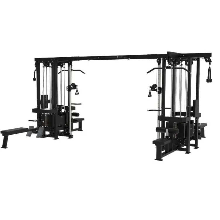 Multi-jungle machine à 8 colonnes de poids - Station multi-postes de musculation Titanium Strength Élite Séries EL-CS08