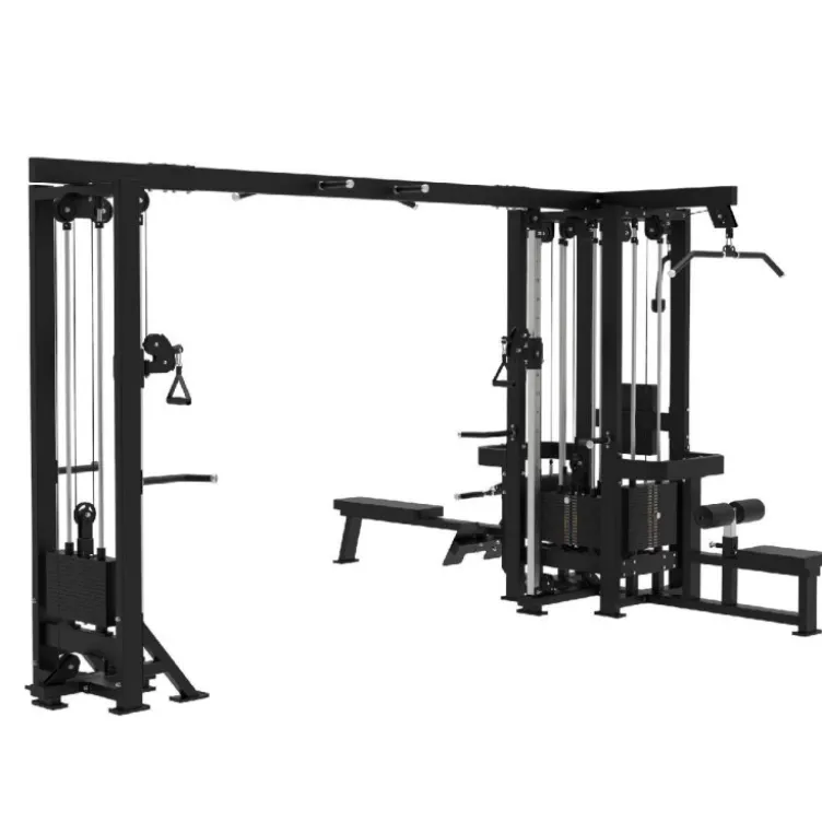 Multi-jungle machine 5 en 1 à charge guidée Titanium Strength Élite Séries EL-CS05 pour entraînements polyvalents de musculation