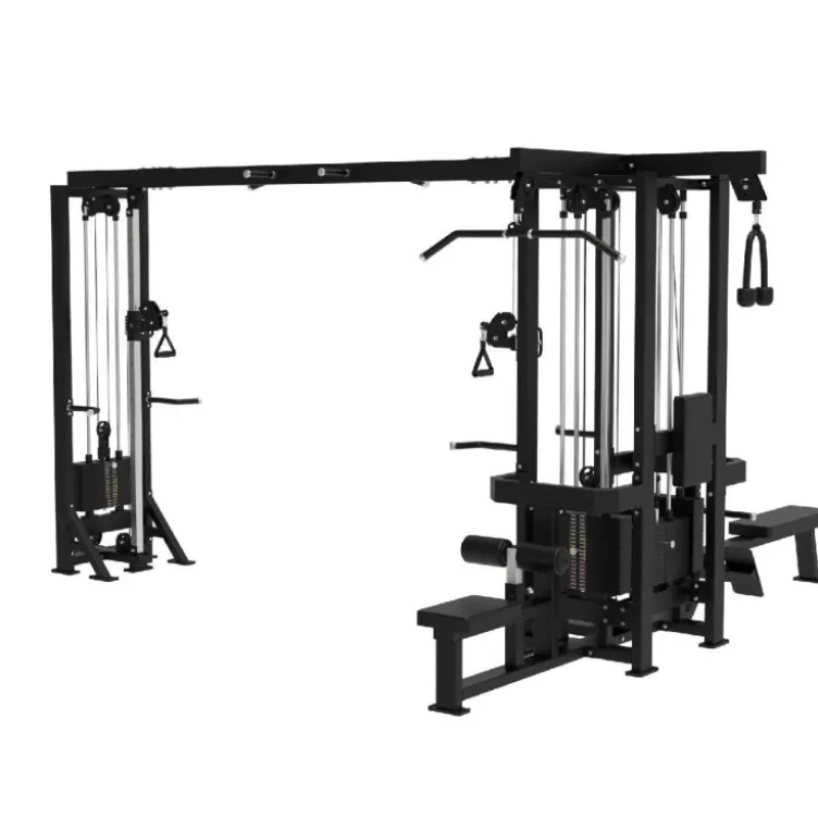 Multi-jungle machine 5 en 1 à charge guidée Titanium Strength Élite Séries EL-CS05 pour entraînements polyvalents de musculation