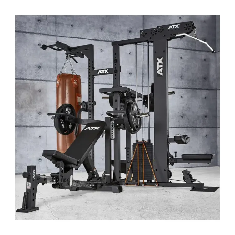 Multiplex ATX - Station multi-postes 5 en 1 ultra-complète pour musculation en homegym