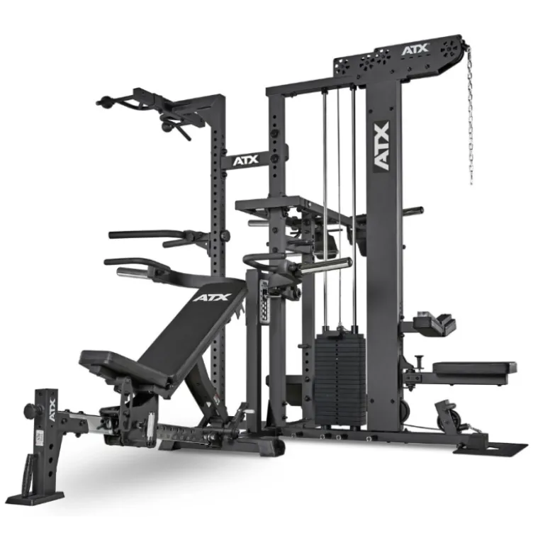 Multiplex ATX - Station multi-postes 5 en 1 ultra-complète pour musculation en homegym