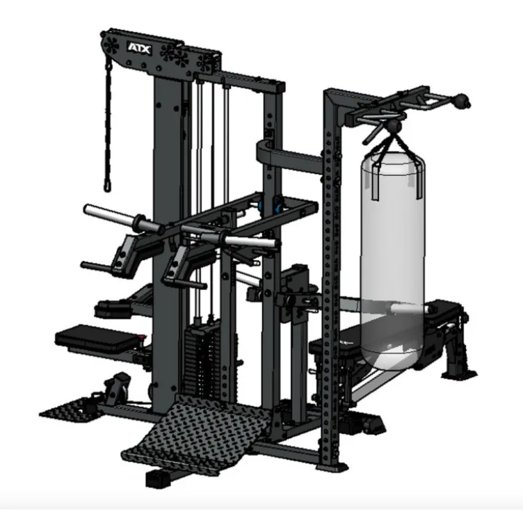 Multiplex ATX - Station multi-postes 5 en 1 ultra-complète pour musculation en homegym