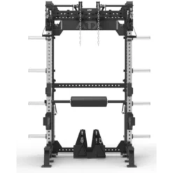 Multi pull rack 2.0 de musculation pour Home Gym Avec 6 points de traction et colonnes de poids 2 x 110 kg - ATX