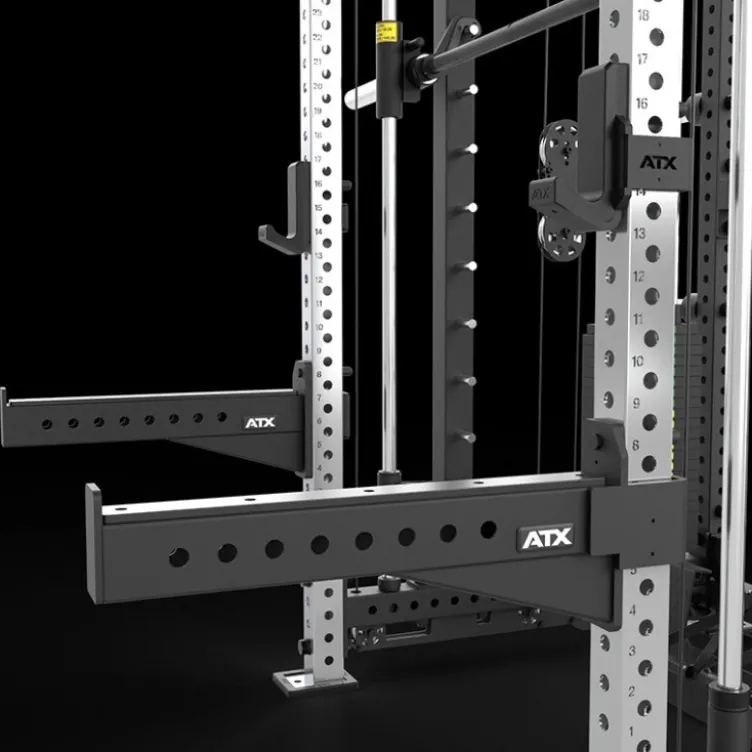 Multi Pull Smith Rack ATX fitness 2 x 110 kg avec résistance extrême de 1000 kg et 6 points de traction pivotants