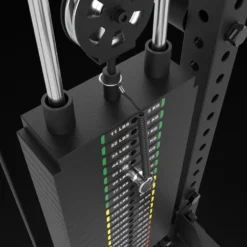 Multi Pull Smith Rack ATX fitness 2 x 110 kg avec résistance extrême de 1000 kg et 6 points de traction pivotants