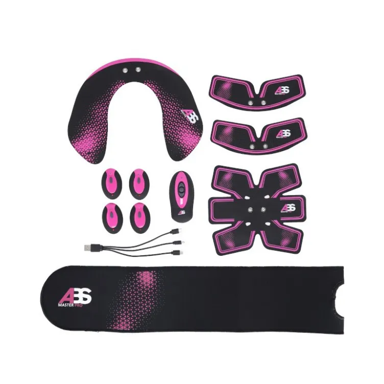 Multiset d'électro stimulateurs pour abdominaux, bras, jambes et fessiers à usage domestique