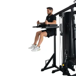 Multistation semi-pro TM1 Titanium Strength avec presse réglable pour training des jambes et chaise romaine - 80kg