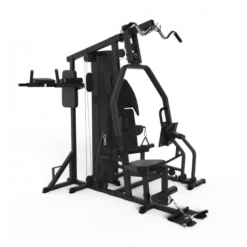 Multistation semi-pro TM1 Titanium Strength avec presse réglable pour training des jambes et chaise romaine - 80kg