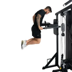 Multistation semi-pro TM1 Titanium Strength avec presse réglable pour training des jambes et chaise romaine - 80kg