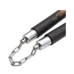 Nunchaku en mousse et acier pour entraînement aux arts martiaux - 78 cm
