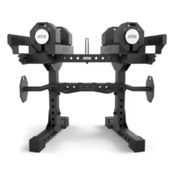 Octa Dumbell Stand ATX - Support pour haltères à charge variable ATX Octa et barre SZ - 2 x 18 espaces pour plaques de poids