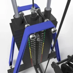 Option poste à poulie ATX à charge guidée de 125 kg avec réglage de la hauteur et supports pour bandes de résistance