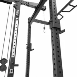 Option poste à poulie ATX à charge guidée de 125 kg avec réglage de la hauteur et supports pour bandes de résistance