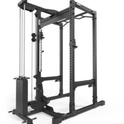 Option poste à poulie ATX à charge guidée de 125 kg avec réglage de la hauteur et supports pour bandes de résistance