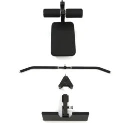 Option siège avec rouleau de blocage et plaque de support pour exercices à la poulie pour Force USA G3 V2
