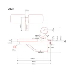 Option universelle siège de musculation avec rouleau de blocage réglable - Capacité de charge 160 kg