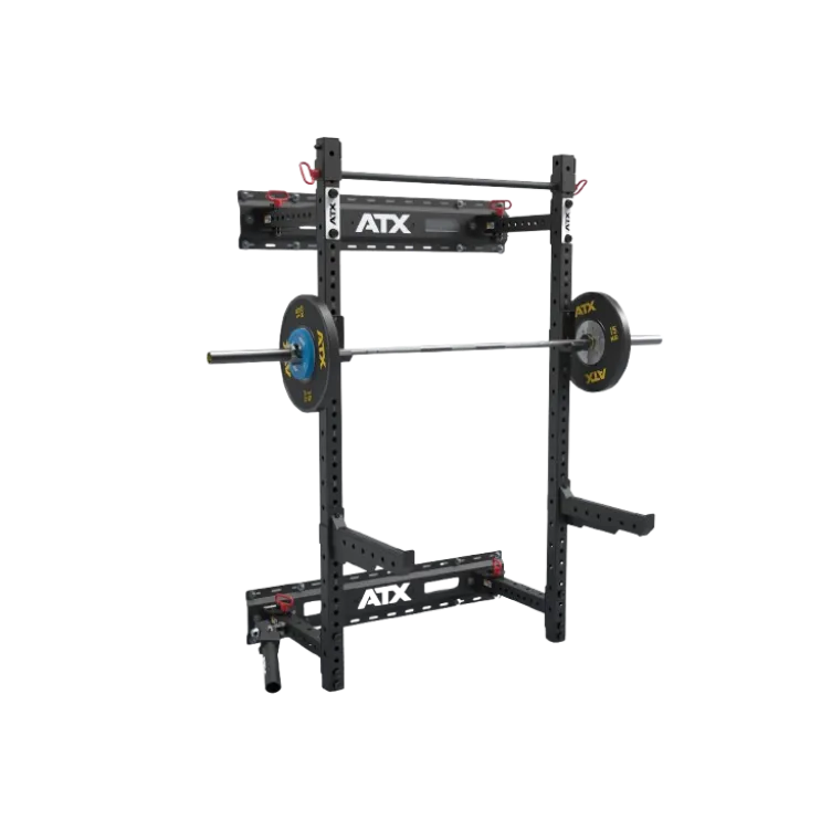 Pack ATX avec Half Rack mural et pliable série 700 et rails de montage pour homegym