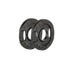 Pack ATX - Barre de musculation olympique 220 cm chromée avec colliers de serrage et 107.5 kg de poids