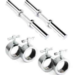 Pack barres courtes olympique Fat Grip - 4 colliers de serrage