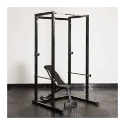 Pack cage de cross-training 250 kg et banc ajustable